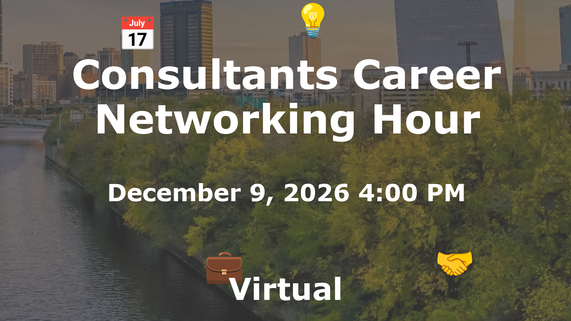 Consultants Career Networking Hour event image